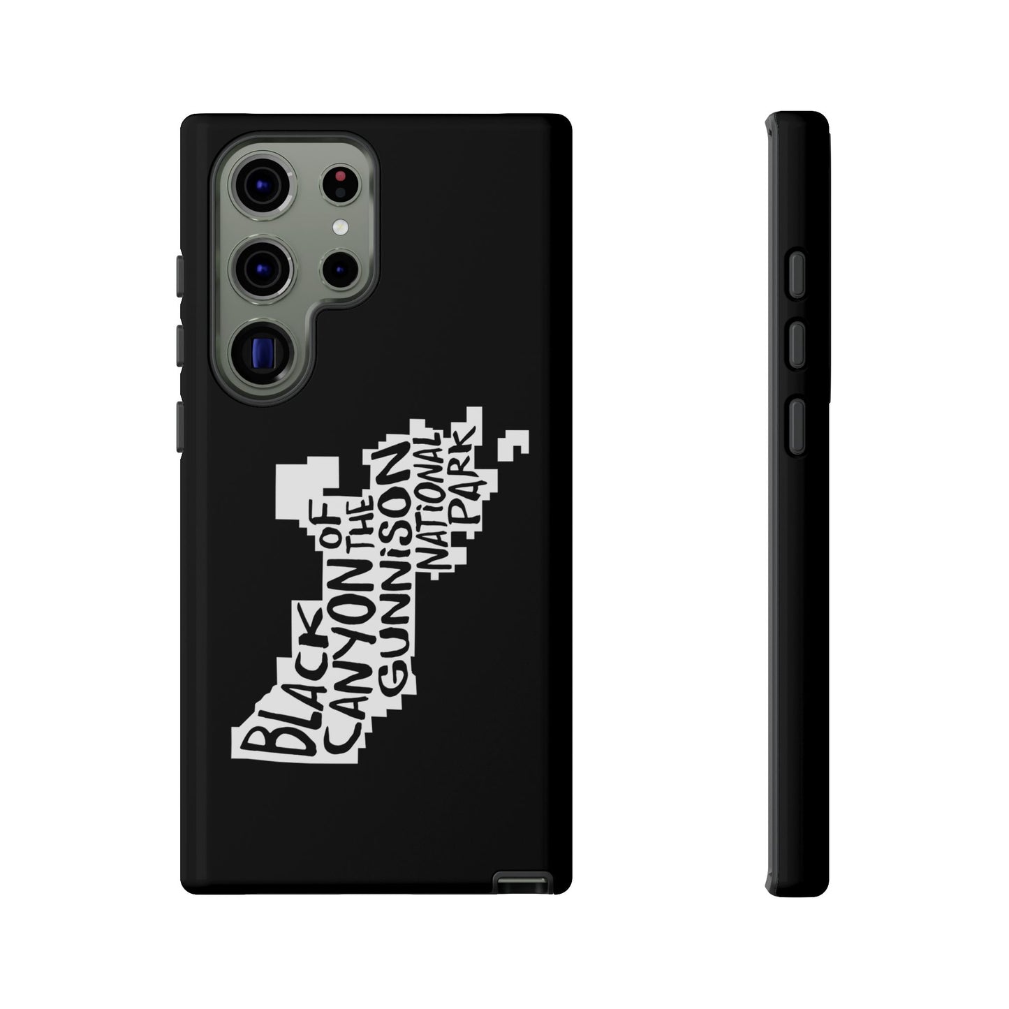 Black Canyon of the Gunnison National Park Phone Case - Map Design