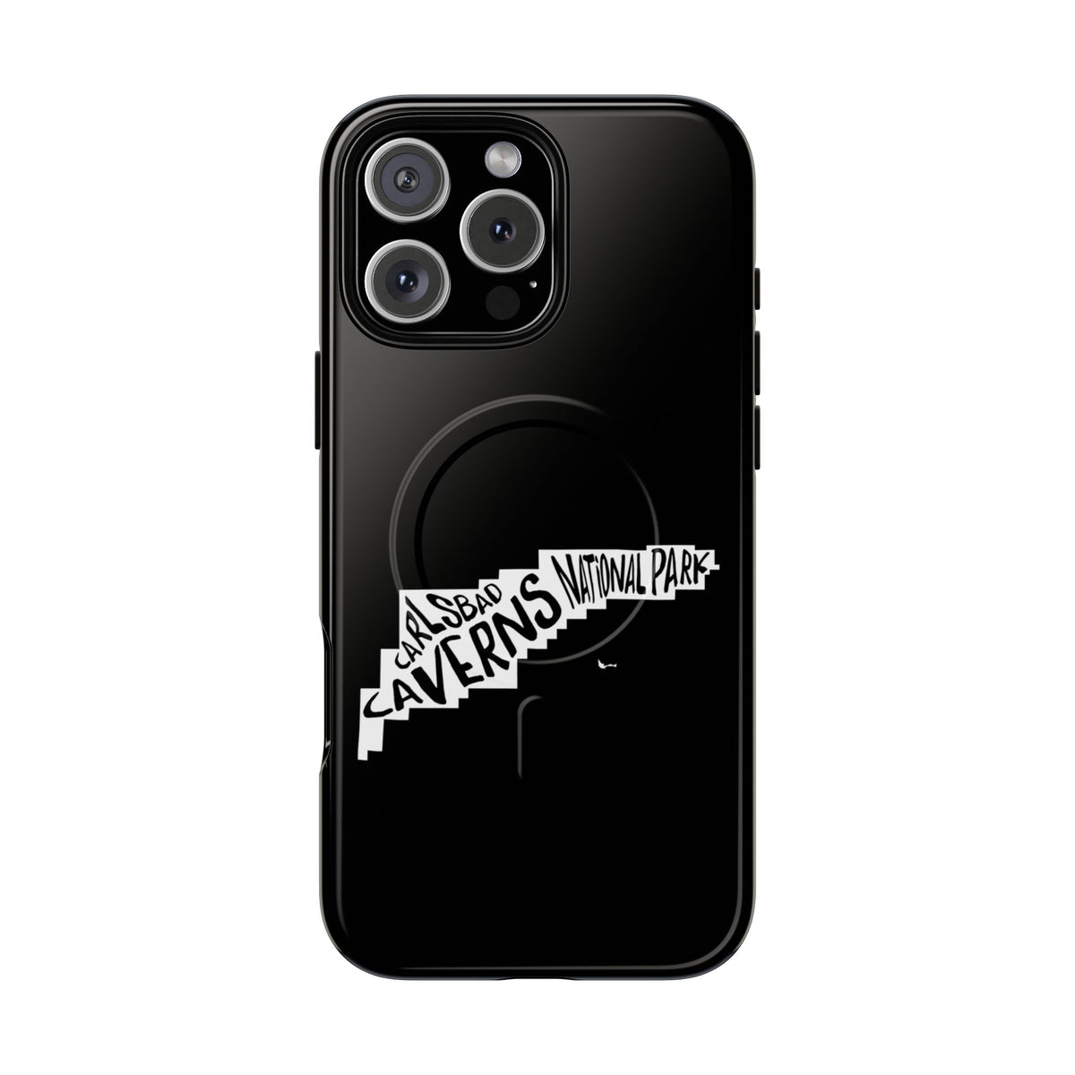 Carlsbad Caverns National Park iPhone Case with MagSafe - Map Design