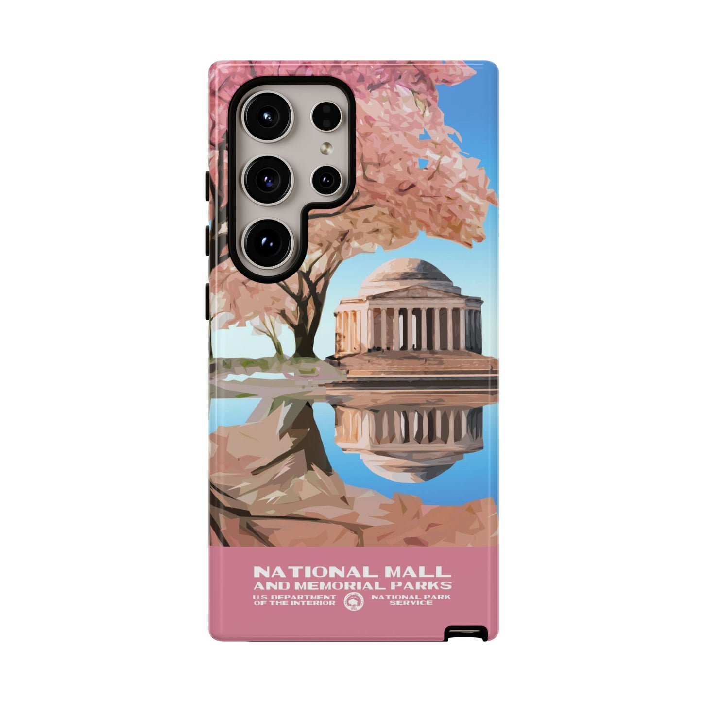 National Mall Washington DC WPA Phone Case