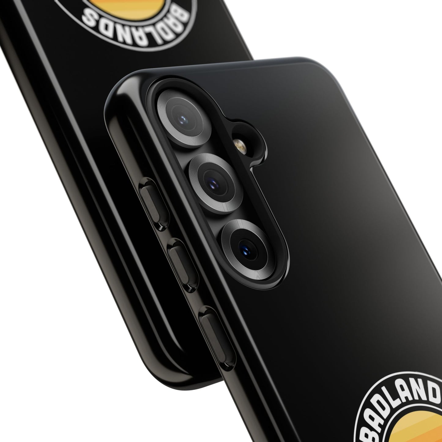 Badlands National Park Phone Case - Round Emblem Design