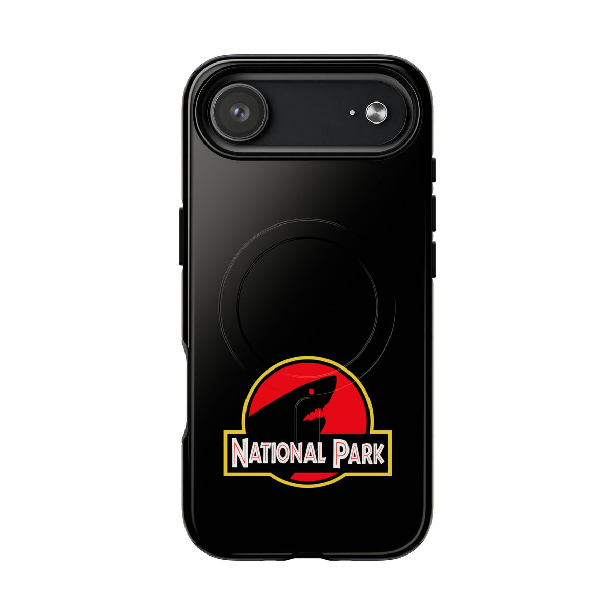 Shark National Park iPhone Case with MagSafe - Parody Logo
