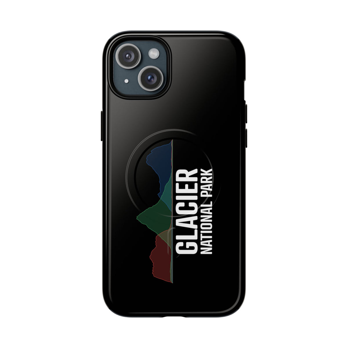 Glacier National Park iPhone Case with MagSafe - Histogram Design