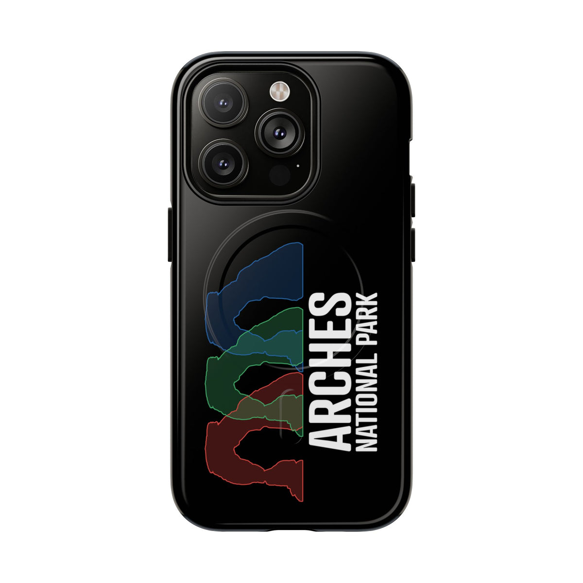 Arches National Park iPhone Case with MagSafe - Delicate Arch Histogram Design