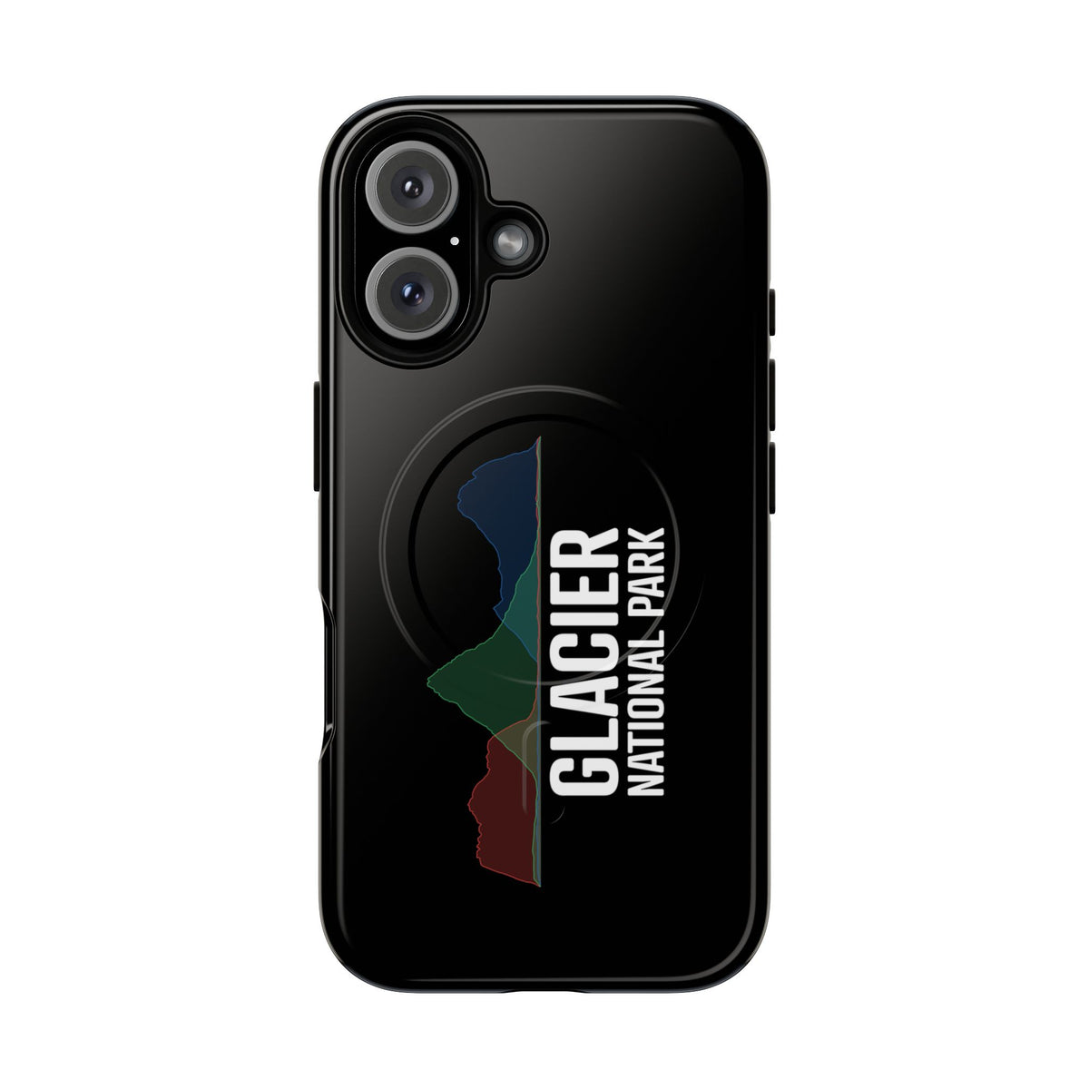 Glacier National Park iPhone Case with MagSafe - Histogram Design