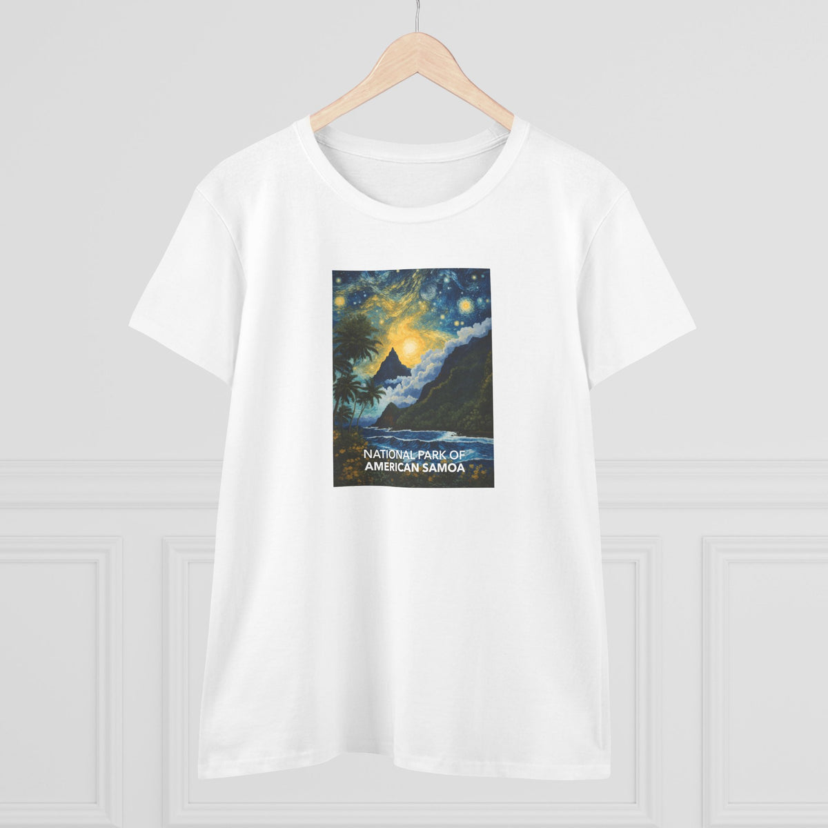 National Park of American Samoa Women's T-Shirt - Starry Night