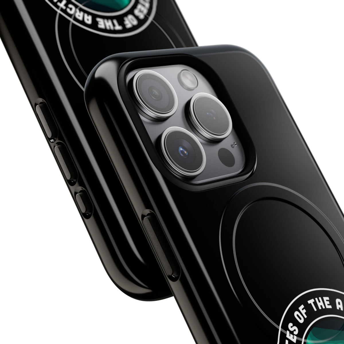 Gates of the Arctic National Park iPhone Case with MagSafe - Round Emblem Design