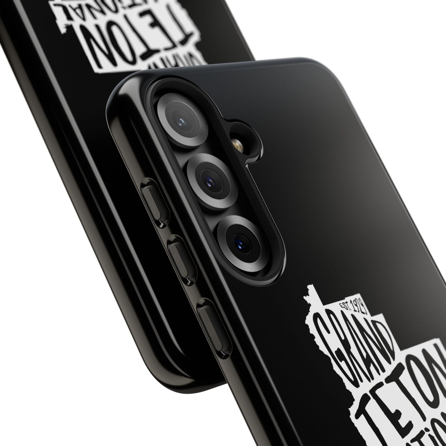 Grand Teton National Park Phone Case - Map Design