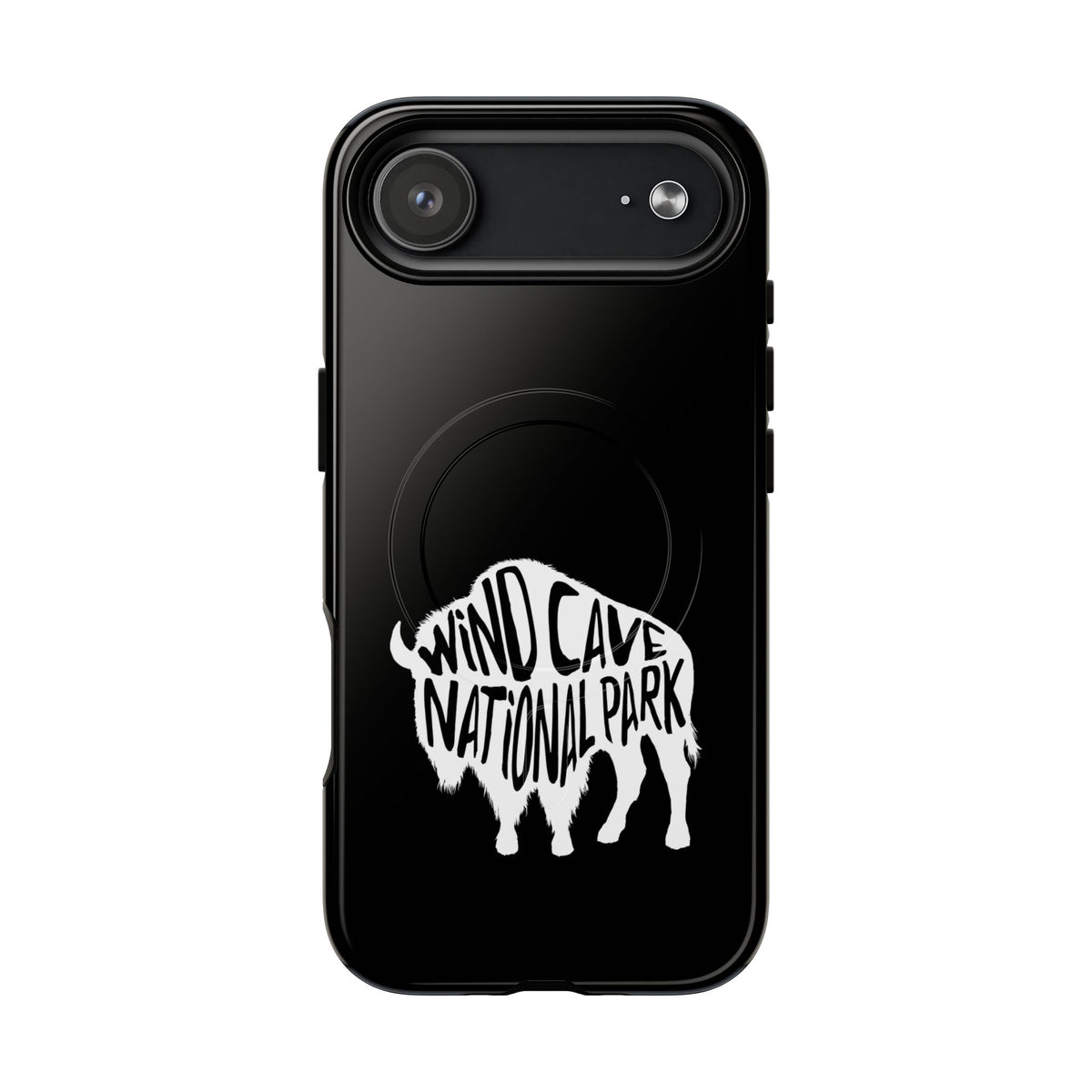 Wind Cave National Park iPhone Case with MagSafe - Bison Design