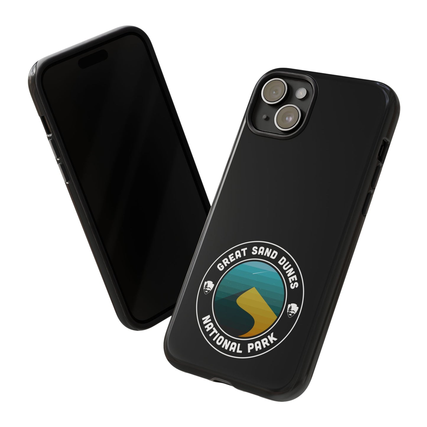 Great Sand Dunes National Park Phone Case - Round Emblem Design