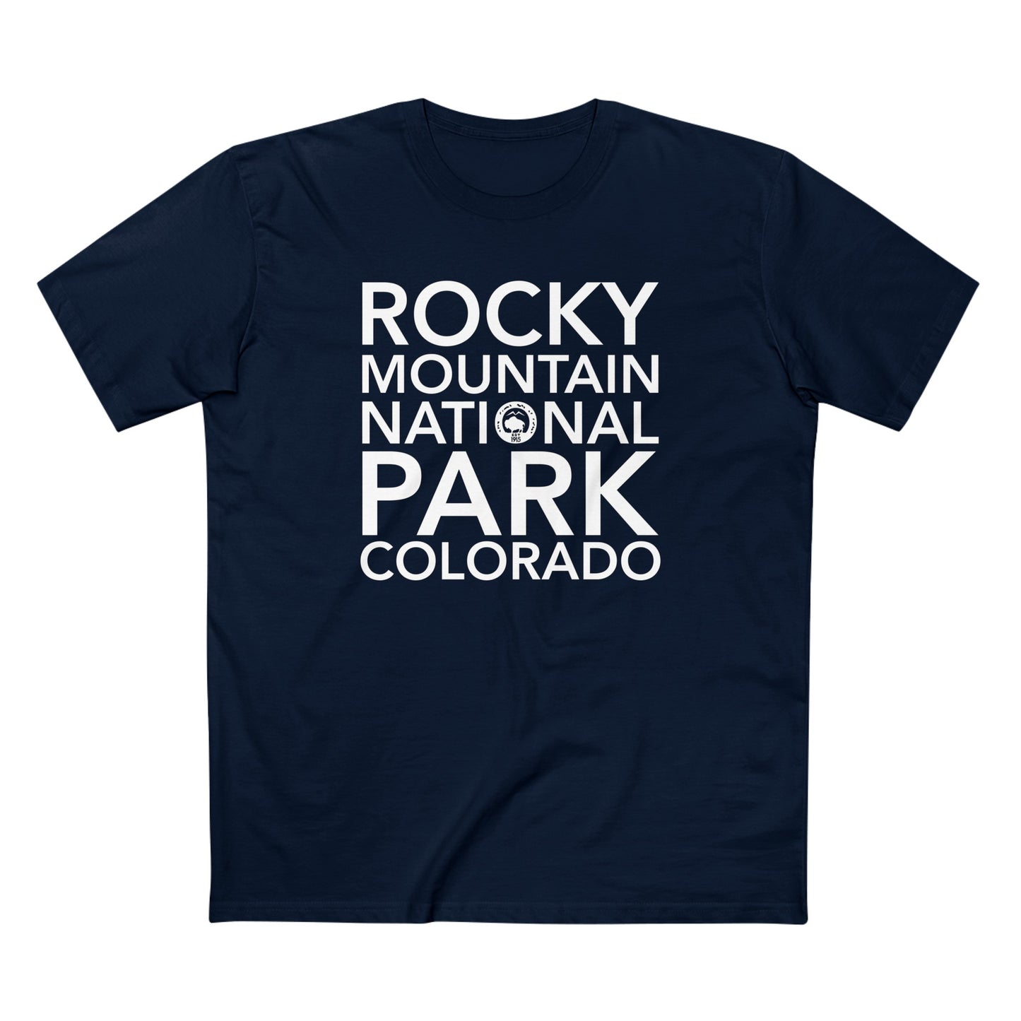 Rocky Mountain National Park T-Shirt Block Text