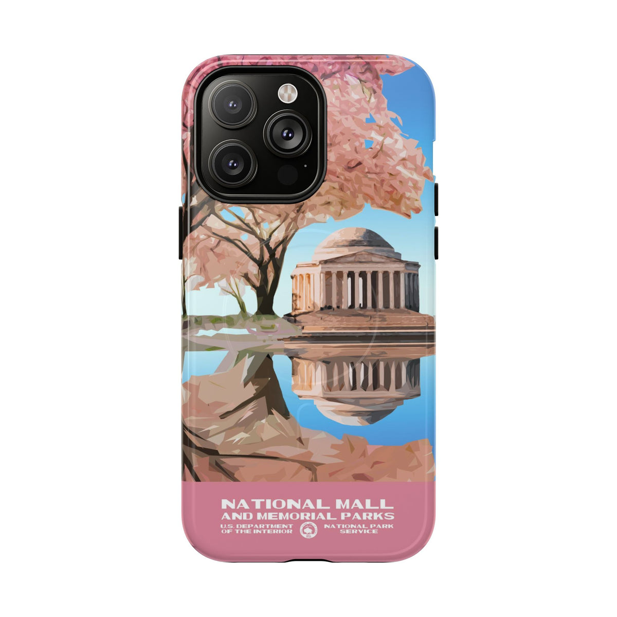 National Mall Washington DC iPhone Case with MagSafe - WPA Design