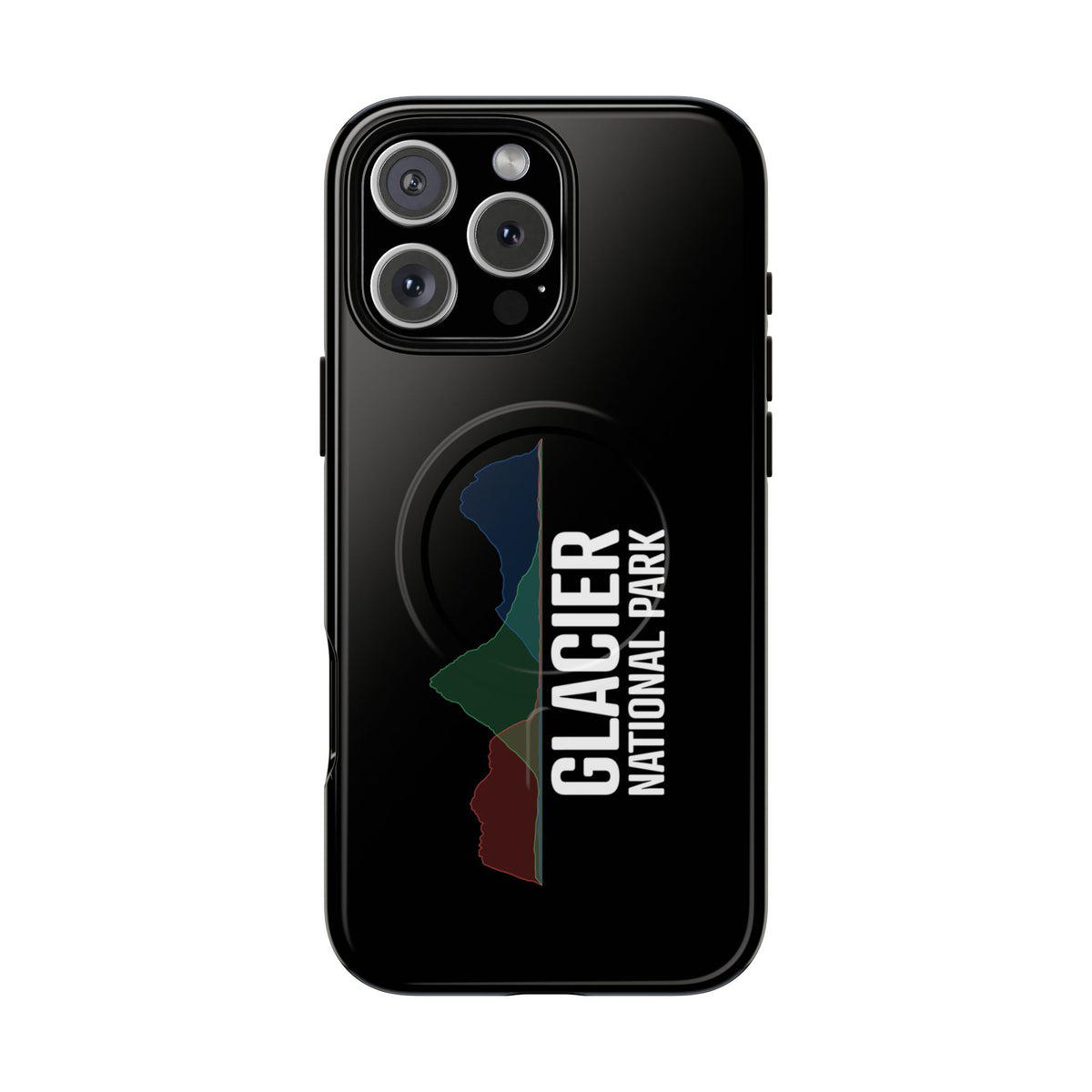 Glacier National Park iPhone Case with MagSafe - Histogram Design