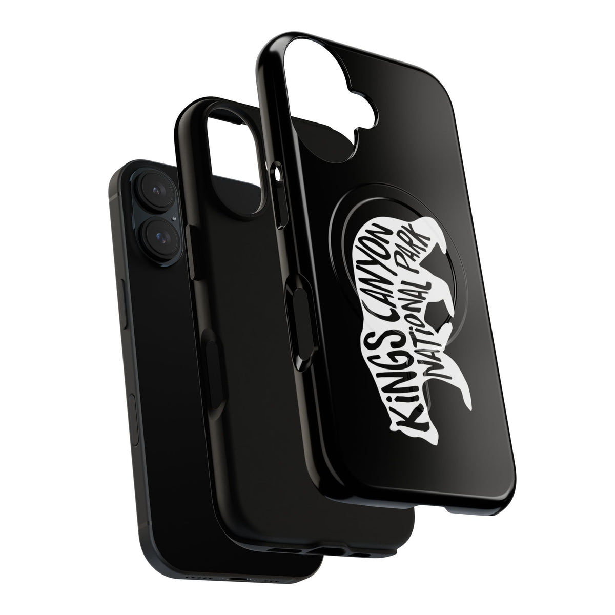 Kings Canyon National Park iPhone Case with MagSafe - Black Bear Design