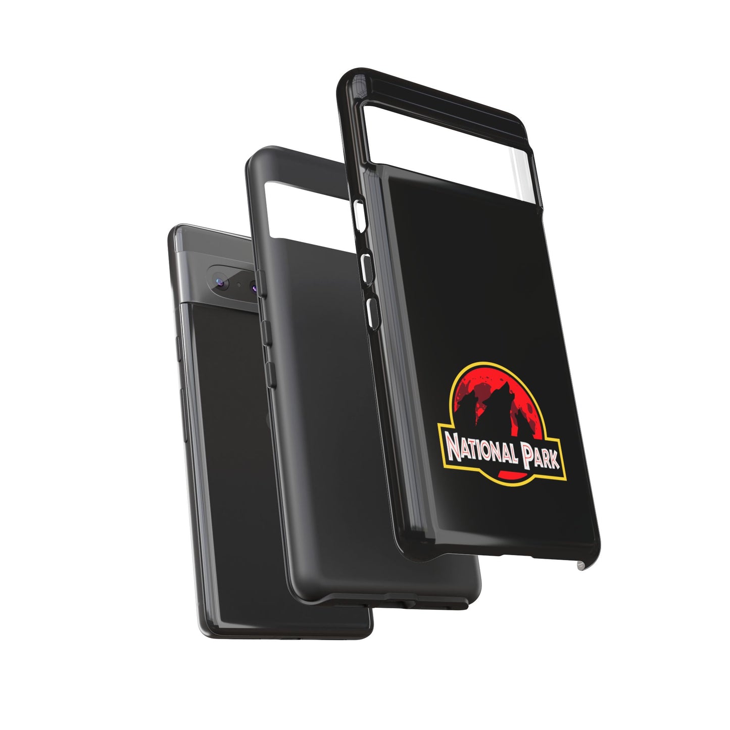 3 Wolf National Park iPhone Case - Parody Logo