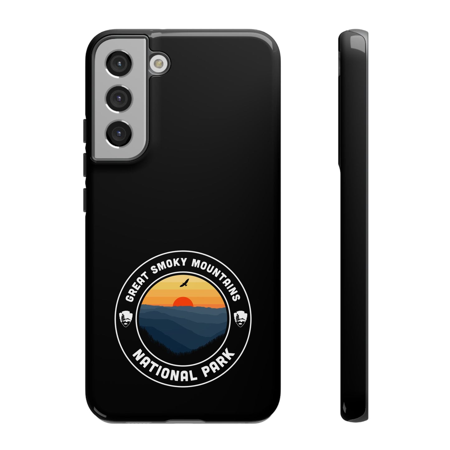 Great Smoky Mountains National Park Phone Case - Round Emblem Design