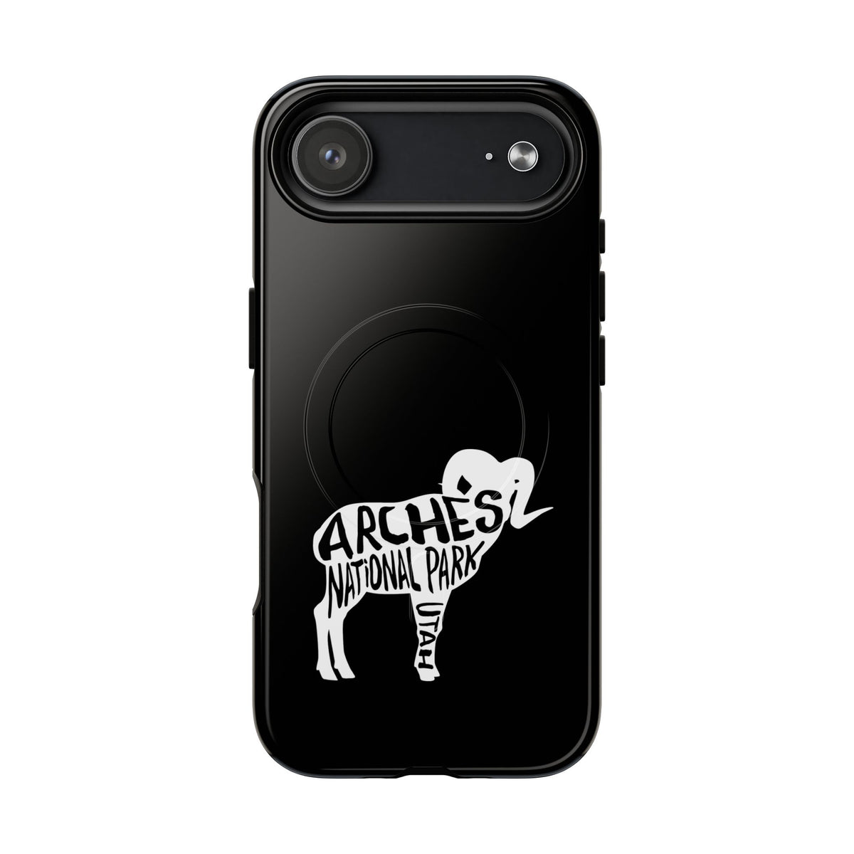 Arches National Park iPhone Case with MagSafe - Bighorn Sheep Design
