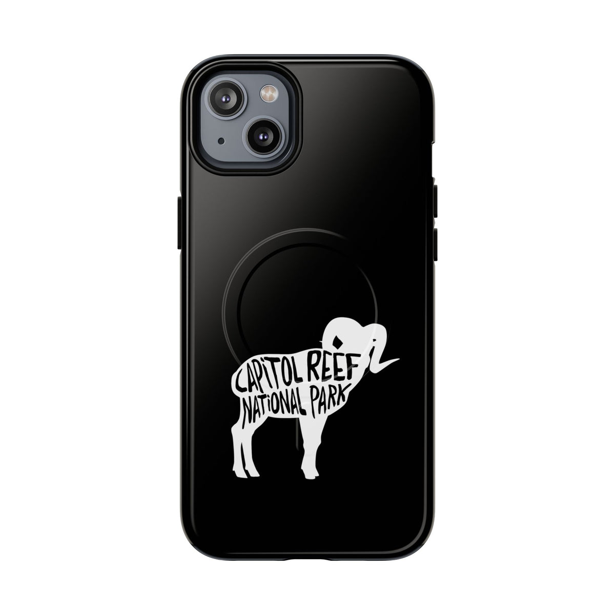 Capitol Reef National Park iPhone Case with MagSafe - Bighorn Sheep Design