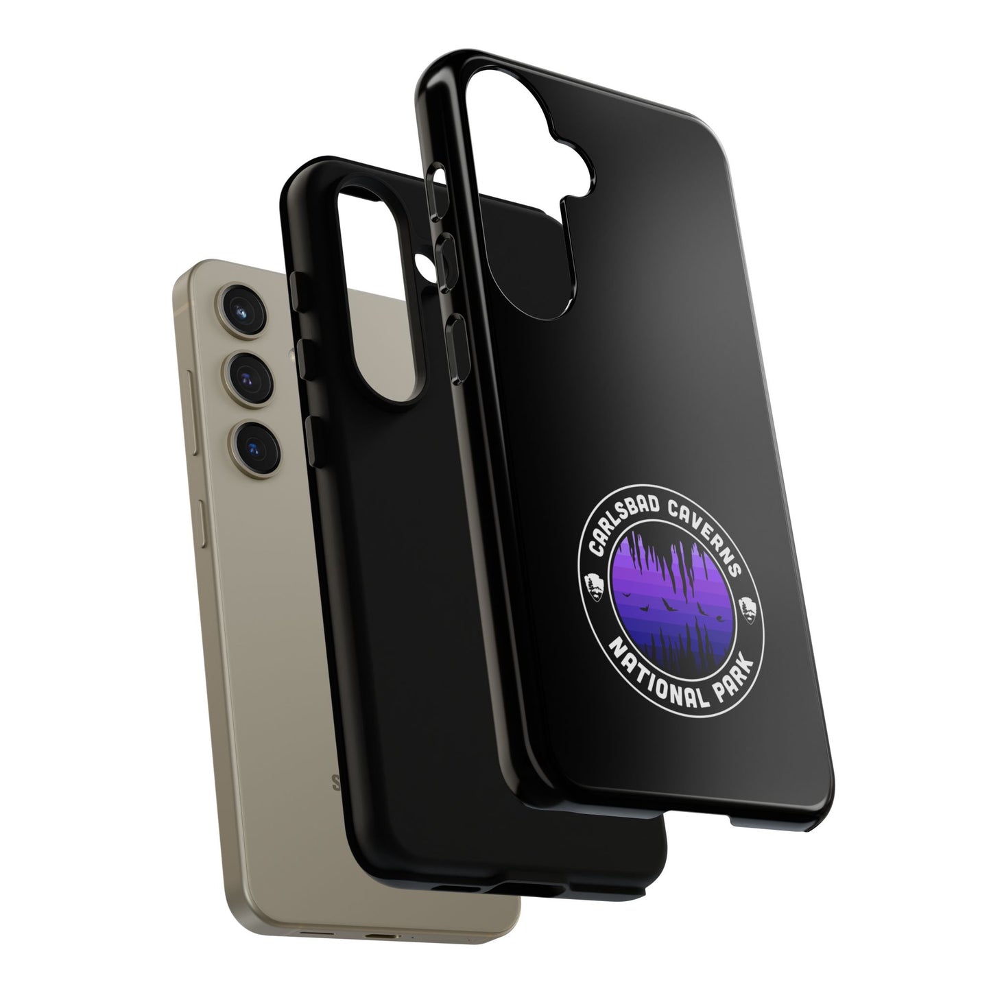 Carlsbad Caverns National Park Phone Case - Round Emblem Design
