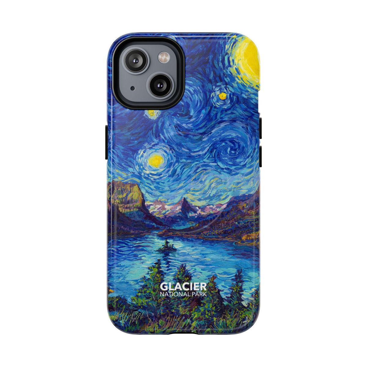 Glacier National Park iPhone Case with MagSafe - Starry Night
