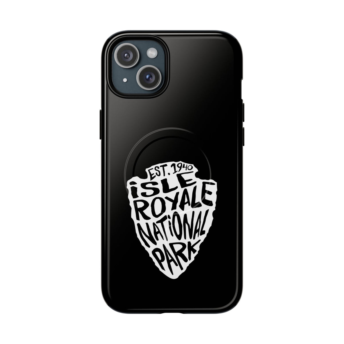 Isle Royale National Park iPhone Case with MagSafe - Arrowhead Design