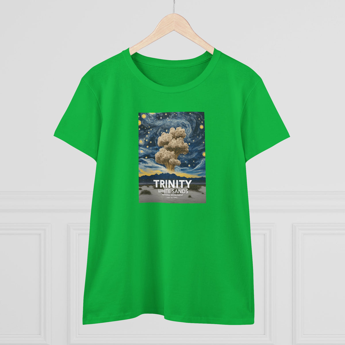White Sands National Park Women's T-Shirt - Starry Night Trinity Test