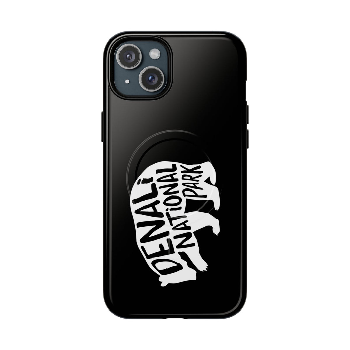 Denali National Park iPhone Case with MagSafe - Grizzly Bear Design