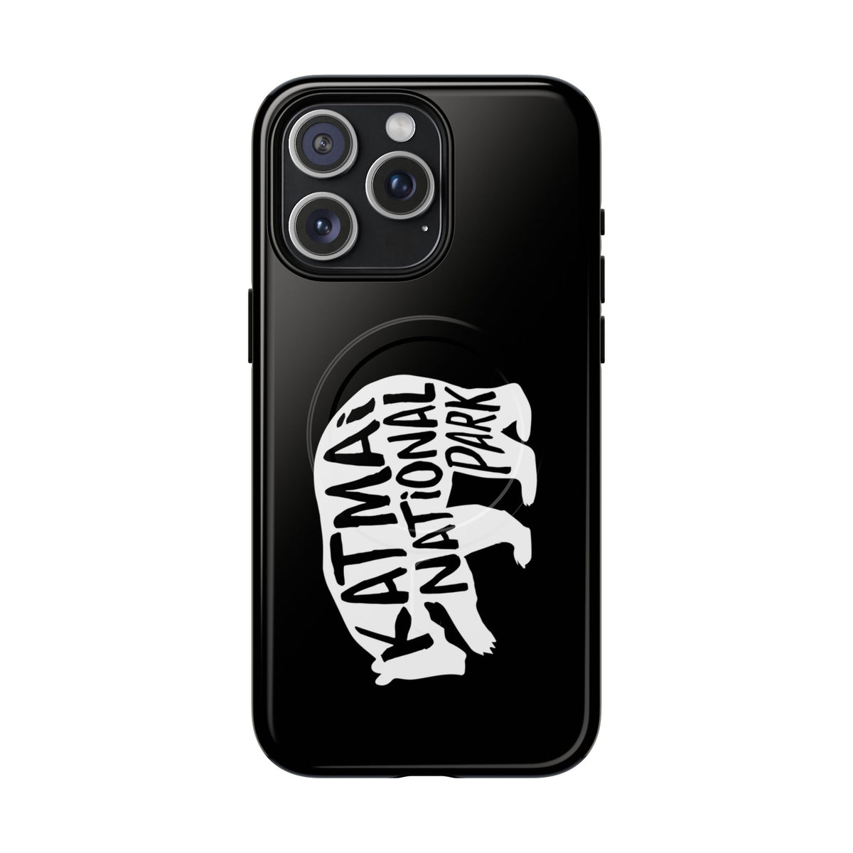 Katmai National Park iPhone Case with MagSafe - Grizzly Bear Design