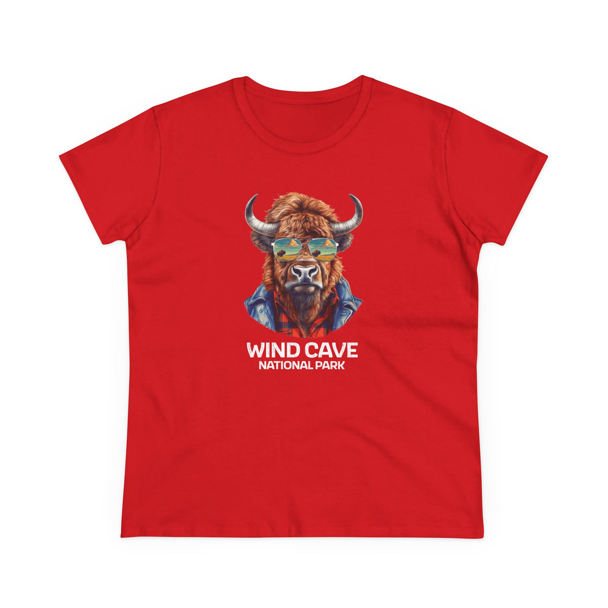 Wind Cave National Park Women's T-Shirt - Cool Bison