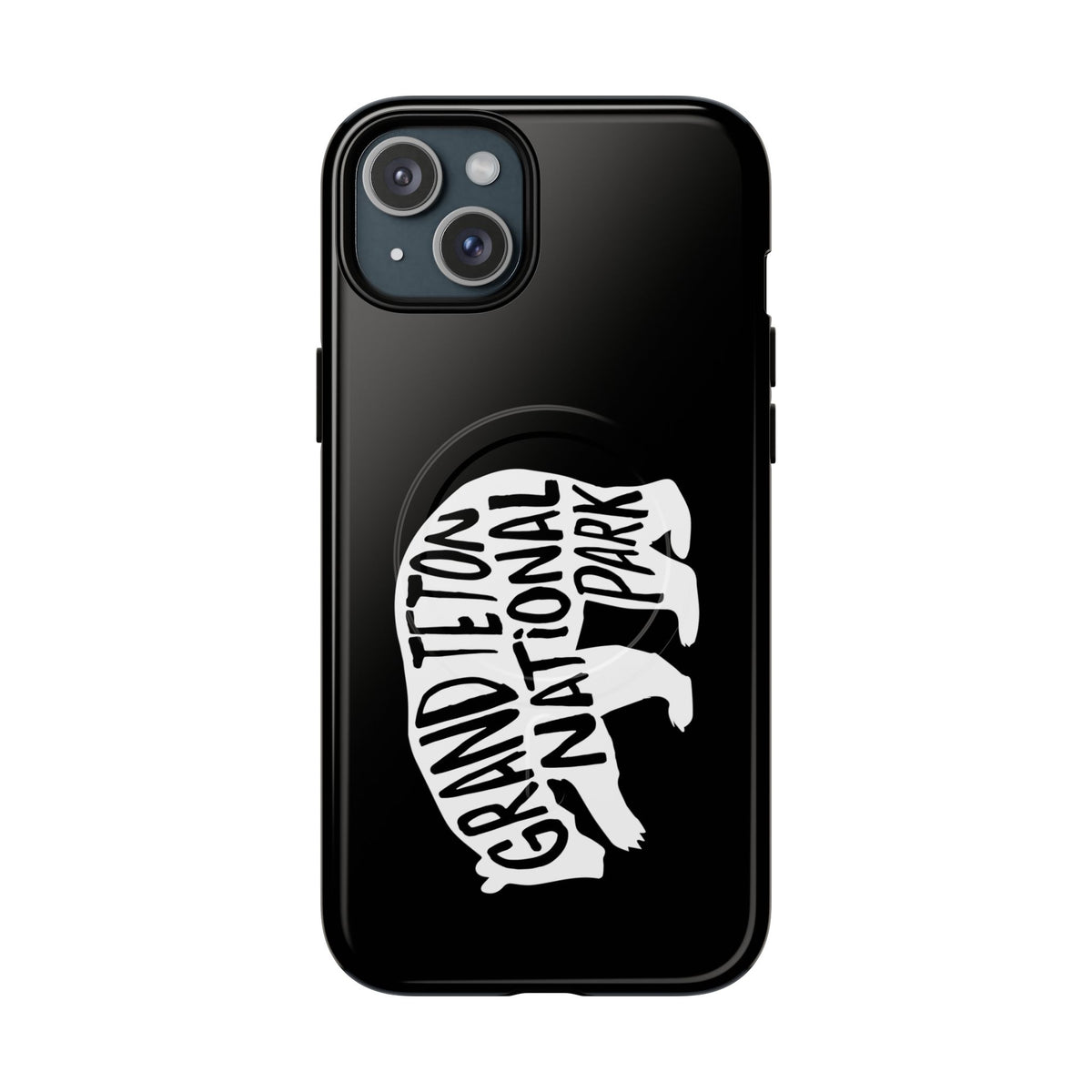 Grand Teton National Park iPhone Case with MagSafe - Grizzly Bear Design