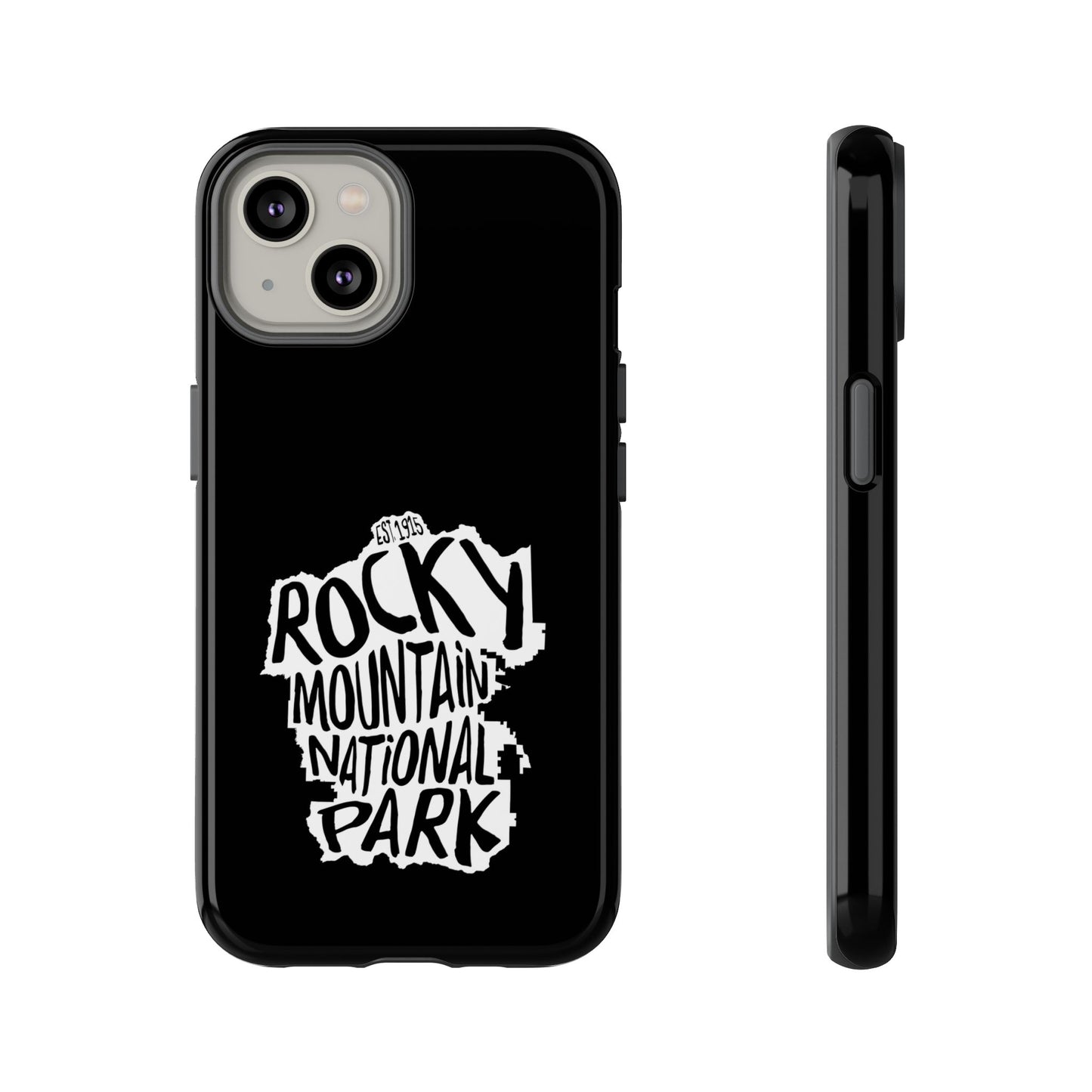 Rocky Mountain National Park Phone Case - Map Design