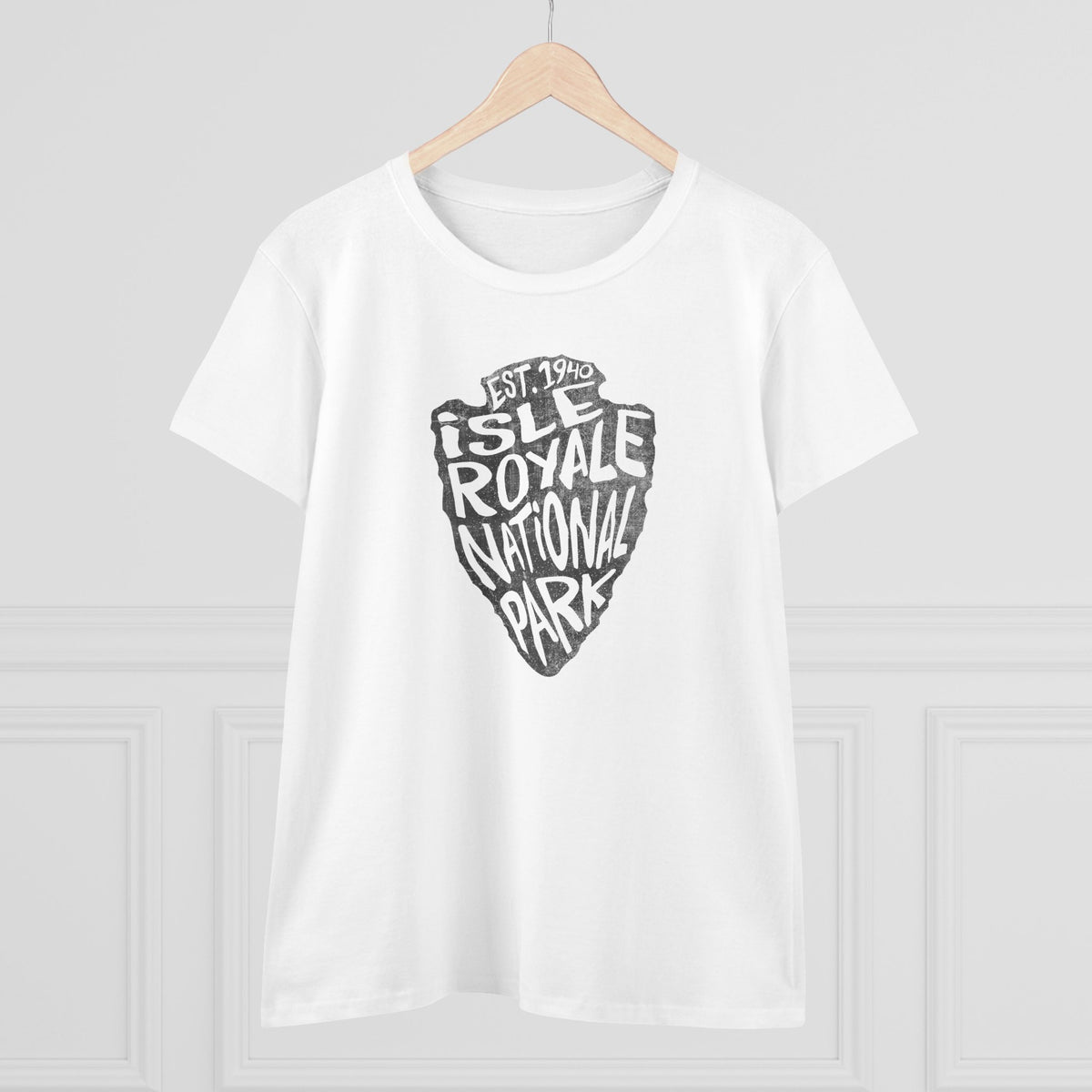 Isle Royale National Park Women's T-Shirt - Arrowhead Design