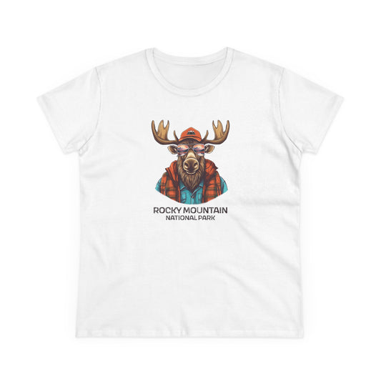 Rocky Mountain National Park Women's T-Shirt - Cool Moose