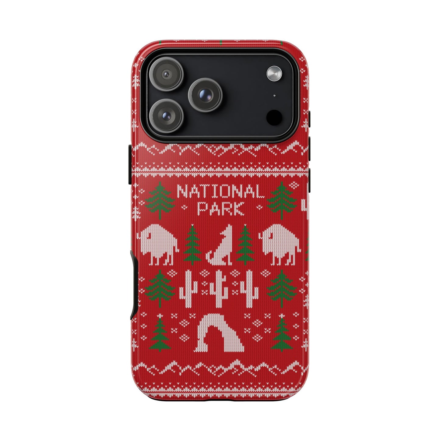National Park Phone Case - Fair Isle Pattern