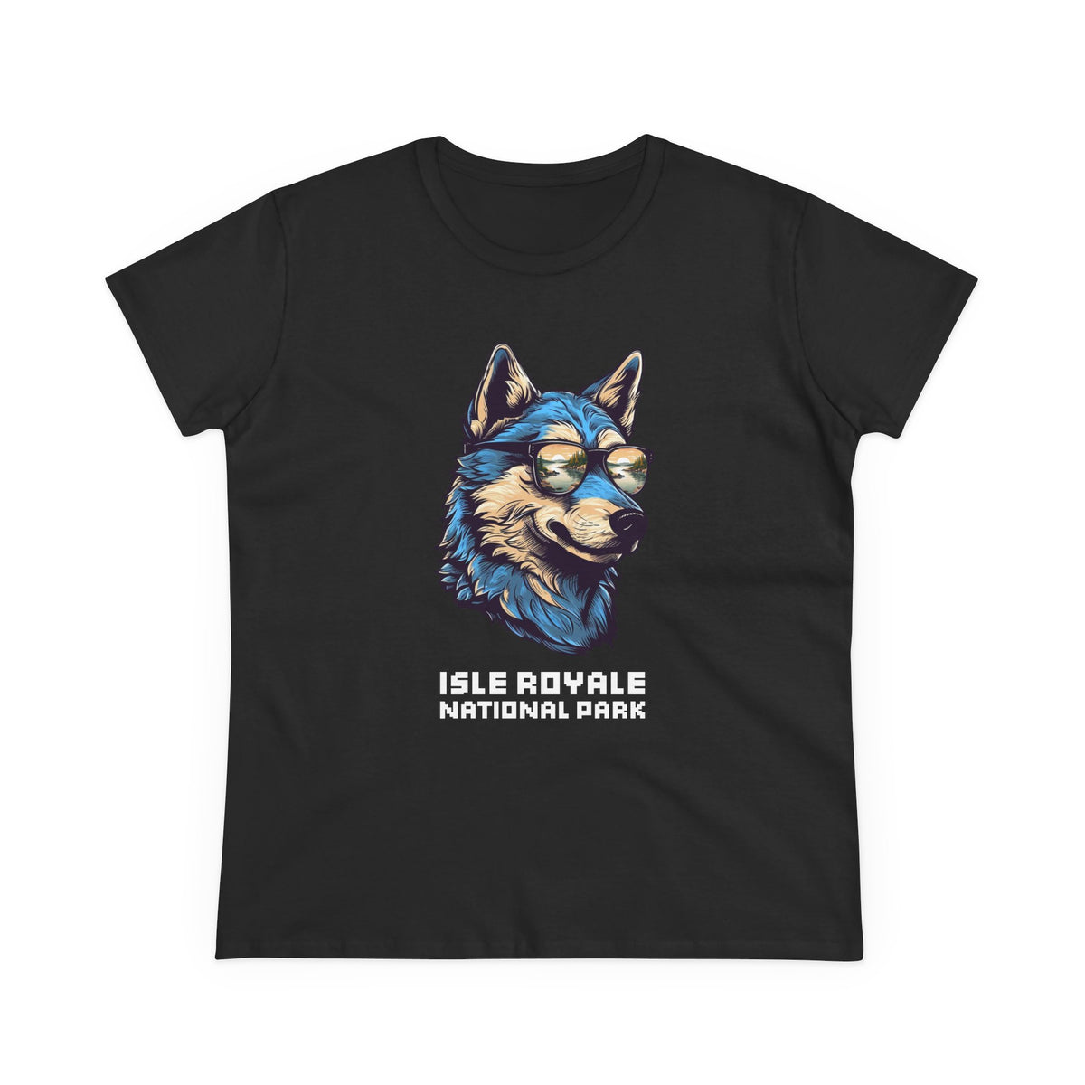 Isle Royale National Park Women's T-Shirt - Cool Wolf