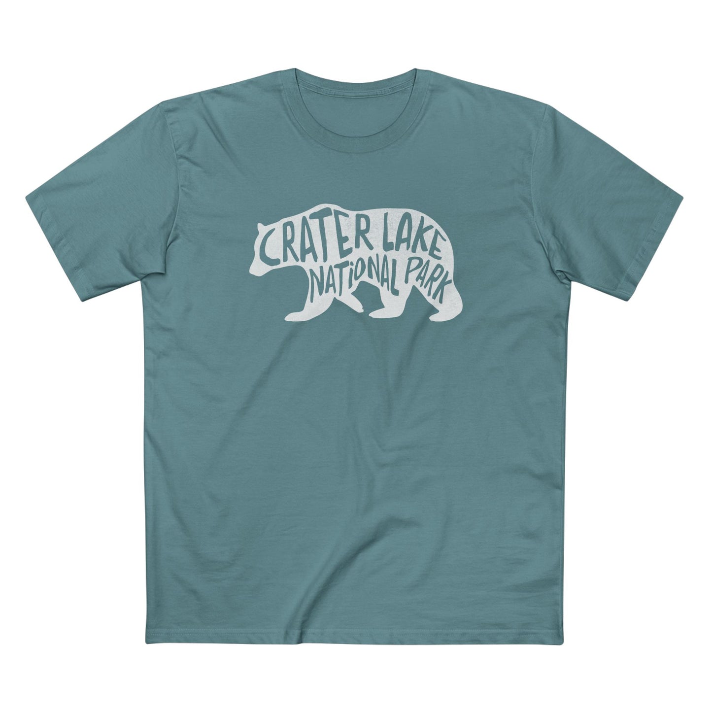 Crater Lake National Park - Black Bear in Slate Blue