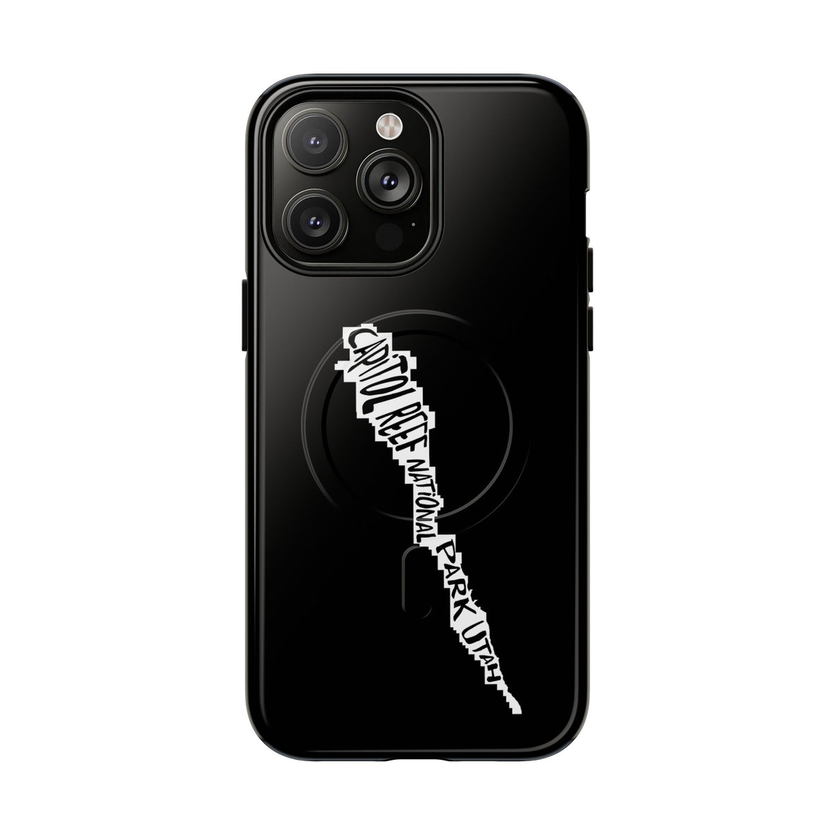 Capitol Reef National Park iPhone Case with MagSafe - Map Design