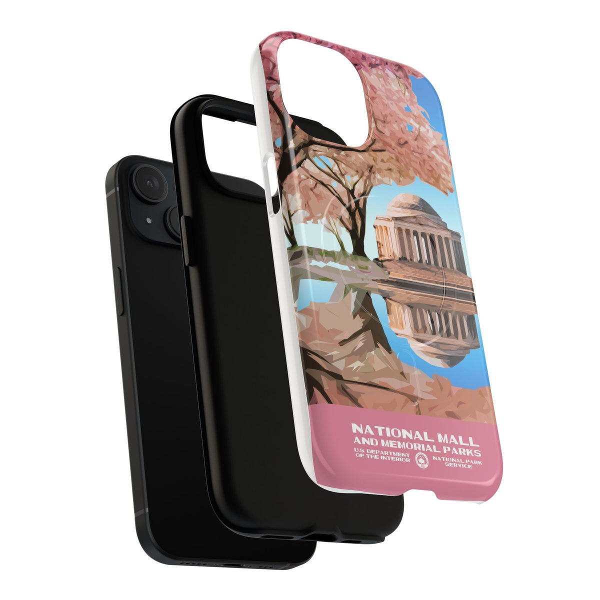 National Mall Washington DC iPhone Case with MagSafe - WPA Design