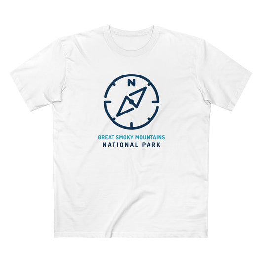 Great Smoky Mountains National Park T-Shirt Compass Design