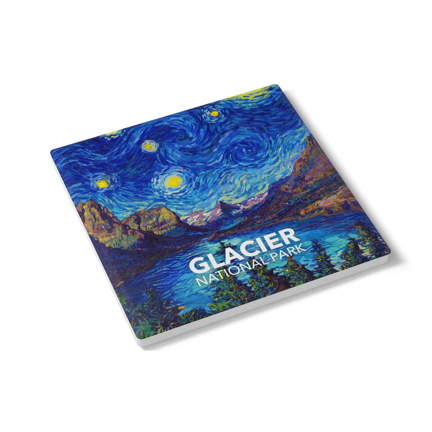 Glacier National Park Coaster - The Starry Night