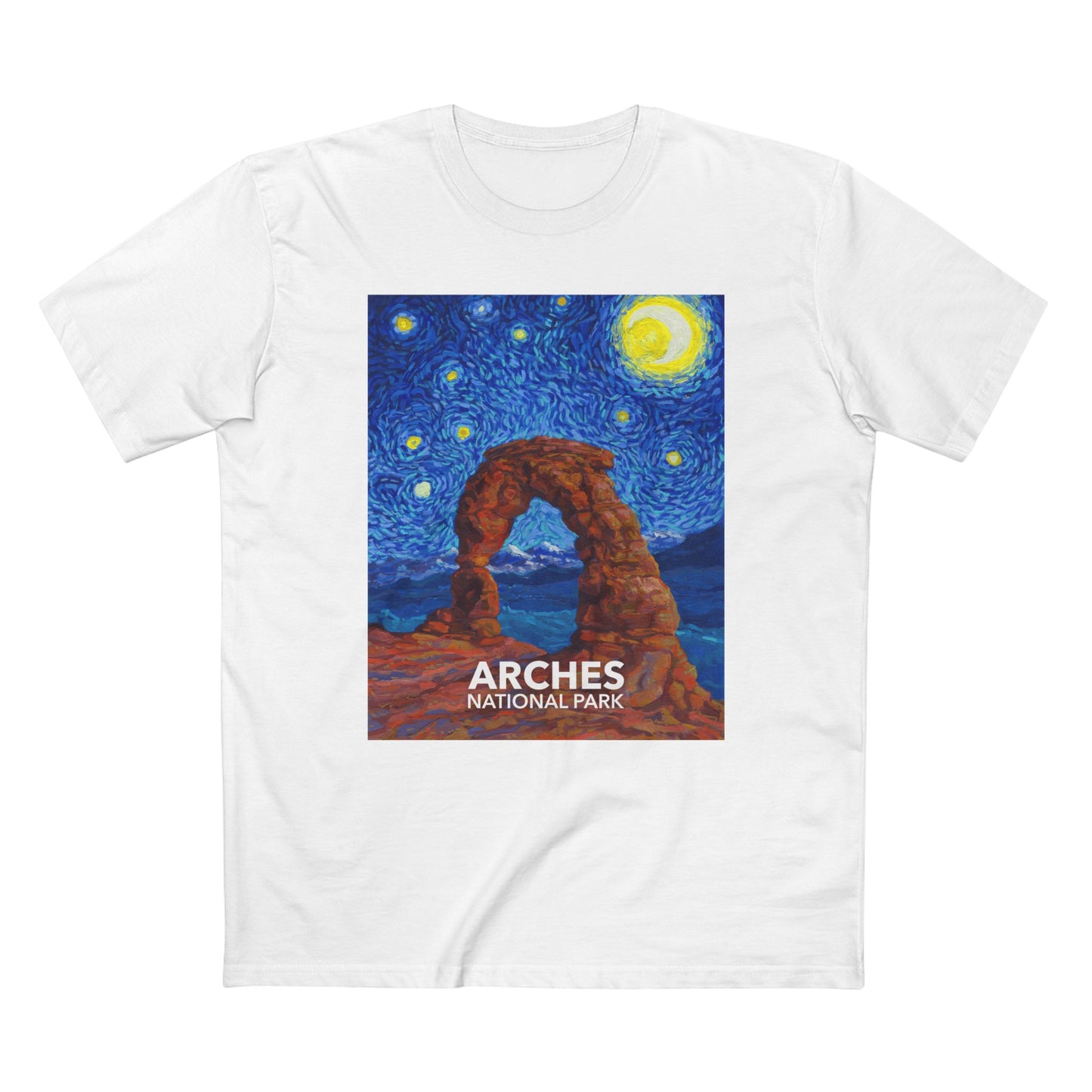 Arches National Park T-Shirt - The Starry Night
