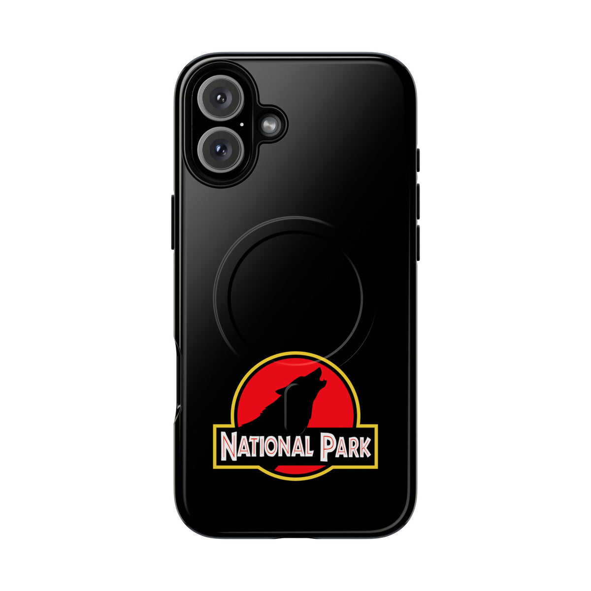 Wolf National Park iPhone Case with MagSafe - Parody Logo