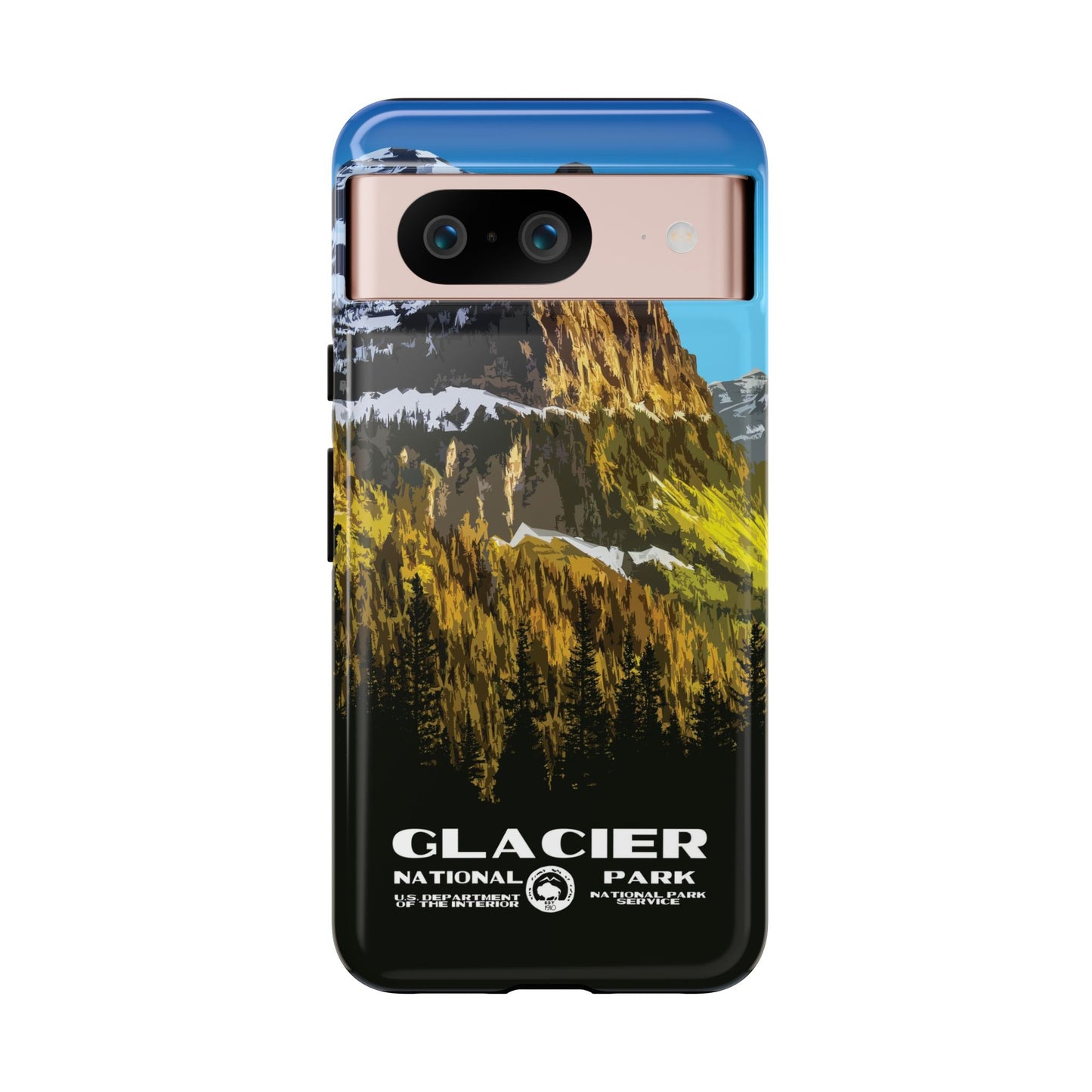 Glacier National Park Phone Case - WPA Style