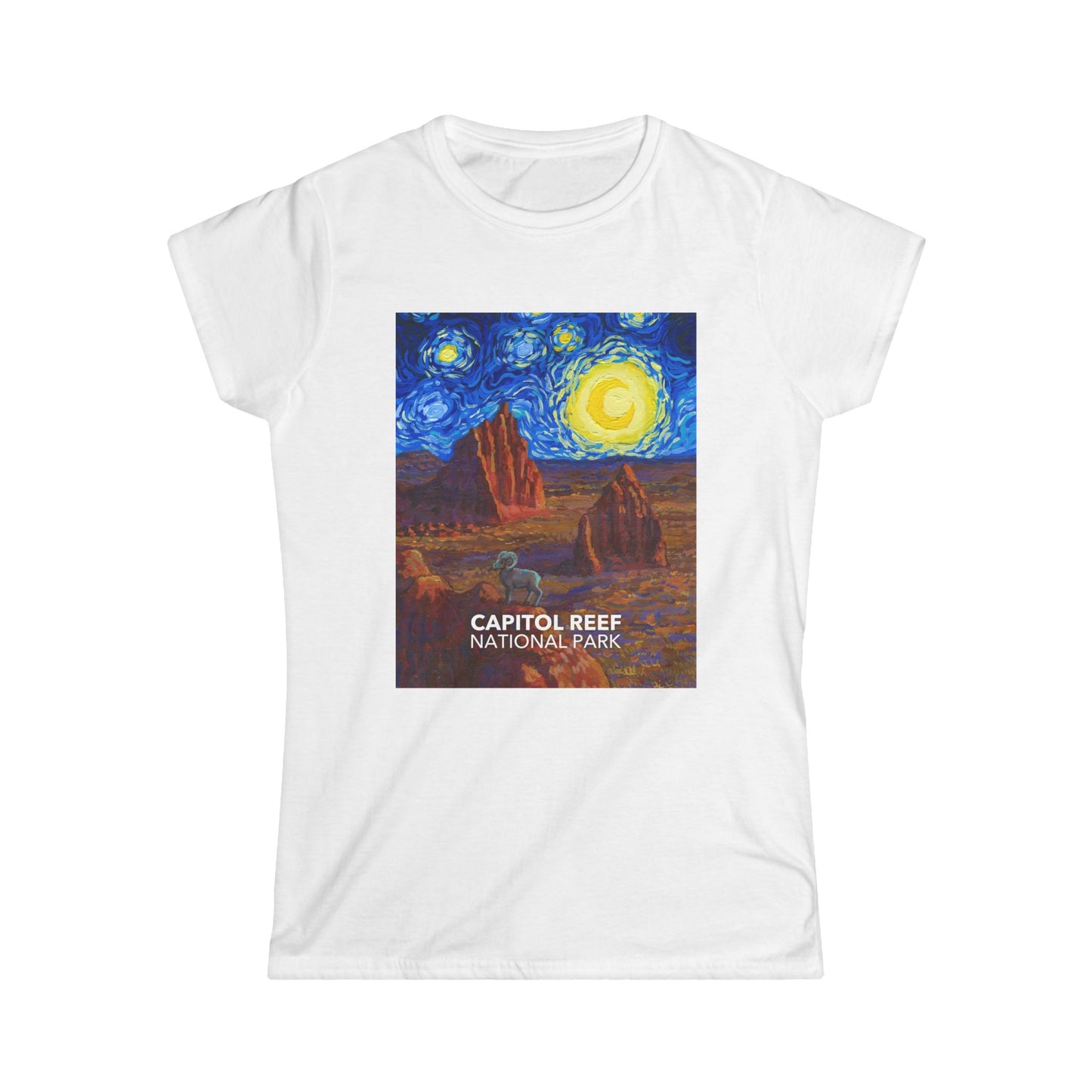 Capitol Reef National Park T-Shirt - Women's Starry Night