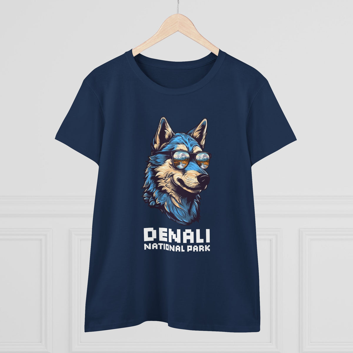 Denali National Park Women's T-Shirt - Cool Wolf