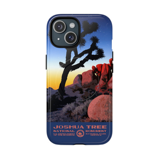 Joshua Tree National Park iPhone Case with MagSafe - Night