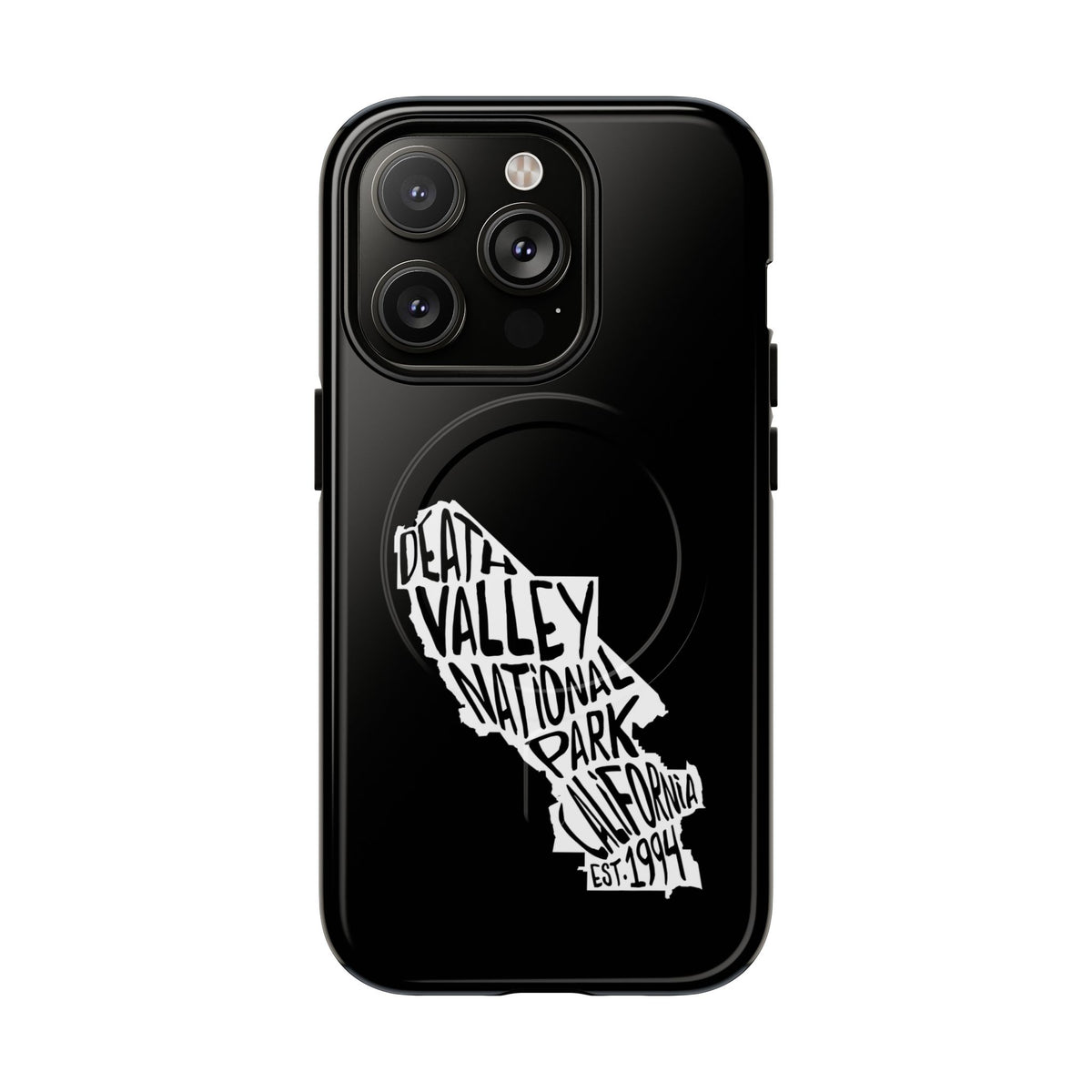 Death Valley National Park iPhone Case with MagSafe - Map Design