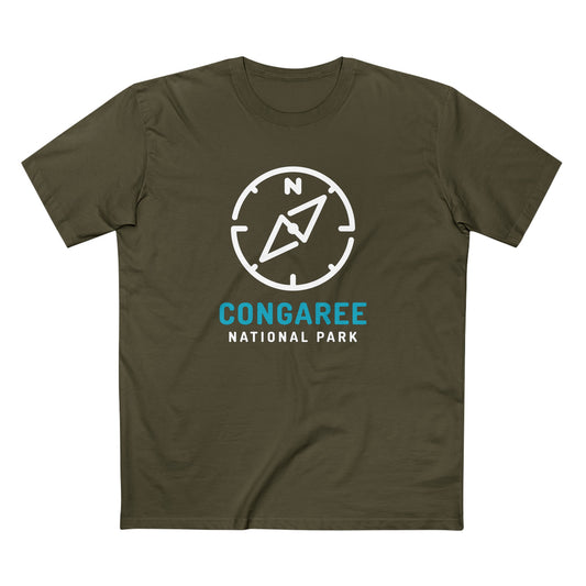 Congaree National Park T-Shirt Compass Design