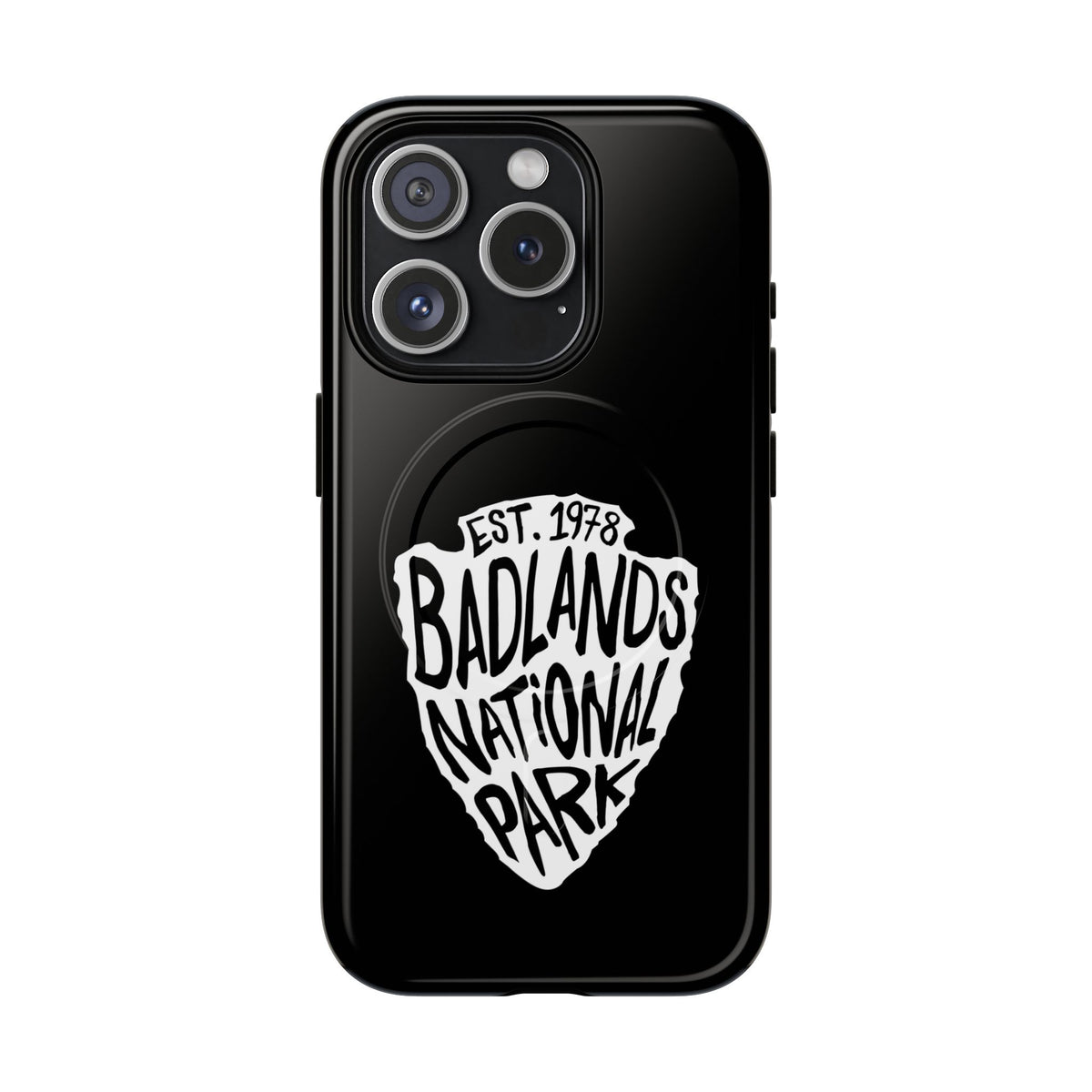 Badlands National Park iPhone Case with MagSafe - Arrowhead Design