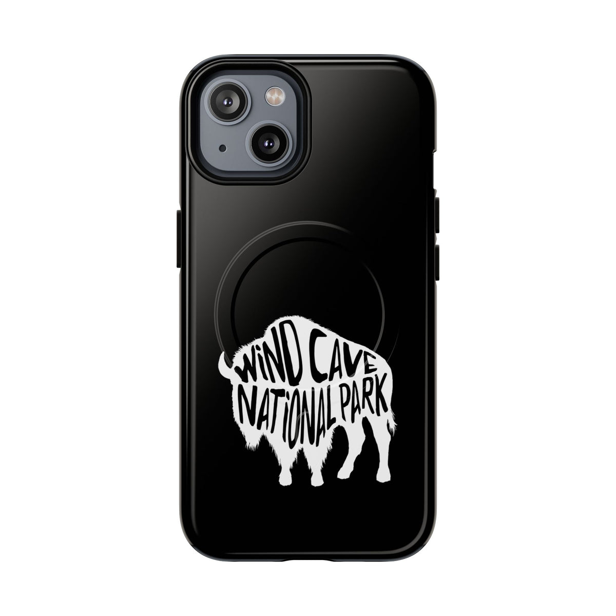 Wind Cave National Park iPhone Case with MagSafe - Bison Design