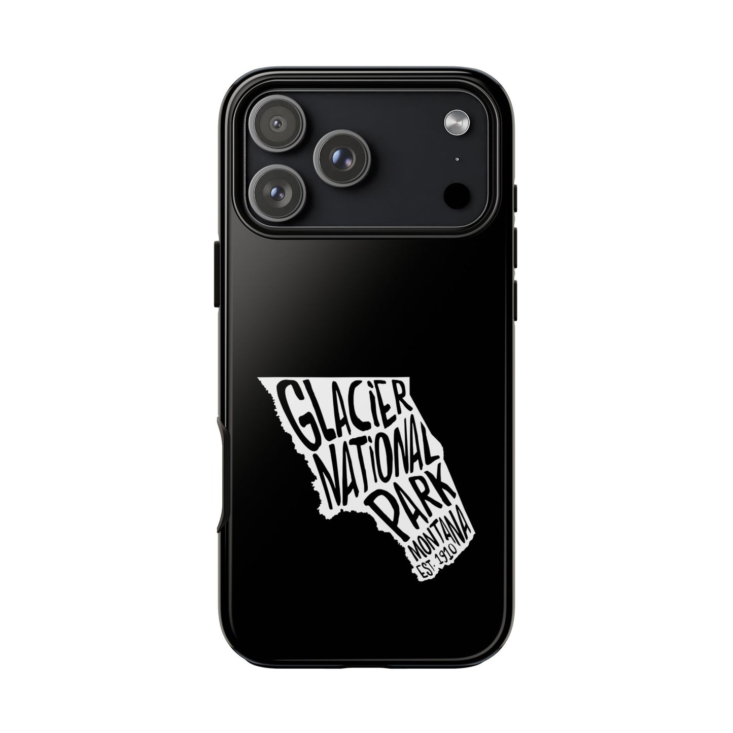 Glacier National Park Phone Case - Map Design